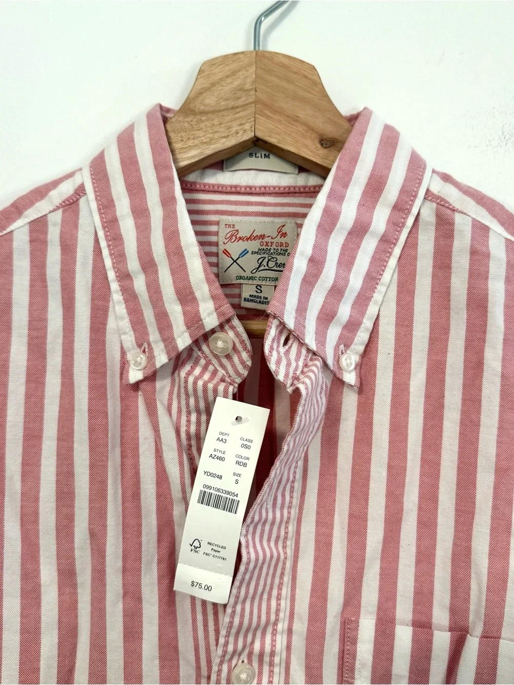 NWT Lot of 2 J.Crew Broken-In Oxford Button Down Shirts